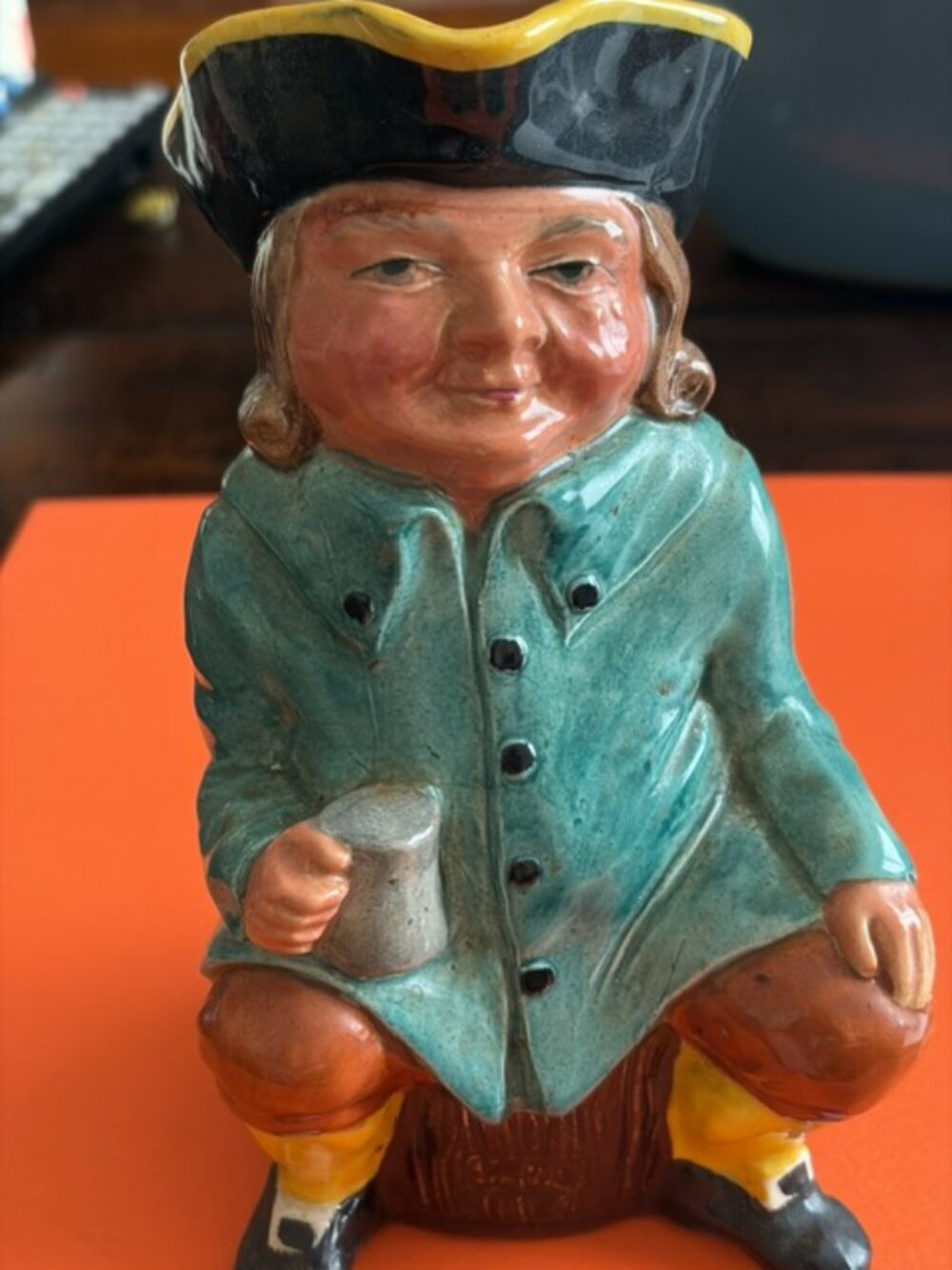 Vintage Cooper Clayton/Ridgway Sterling Ceramic Toby character jug